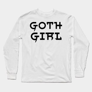 Goth girl Long Sleeve T-Shirt